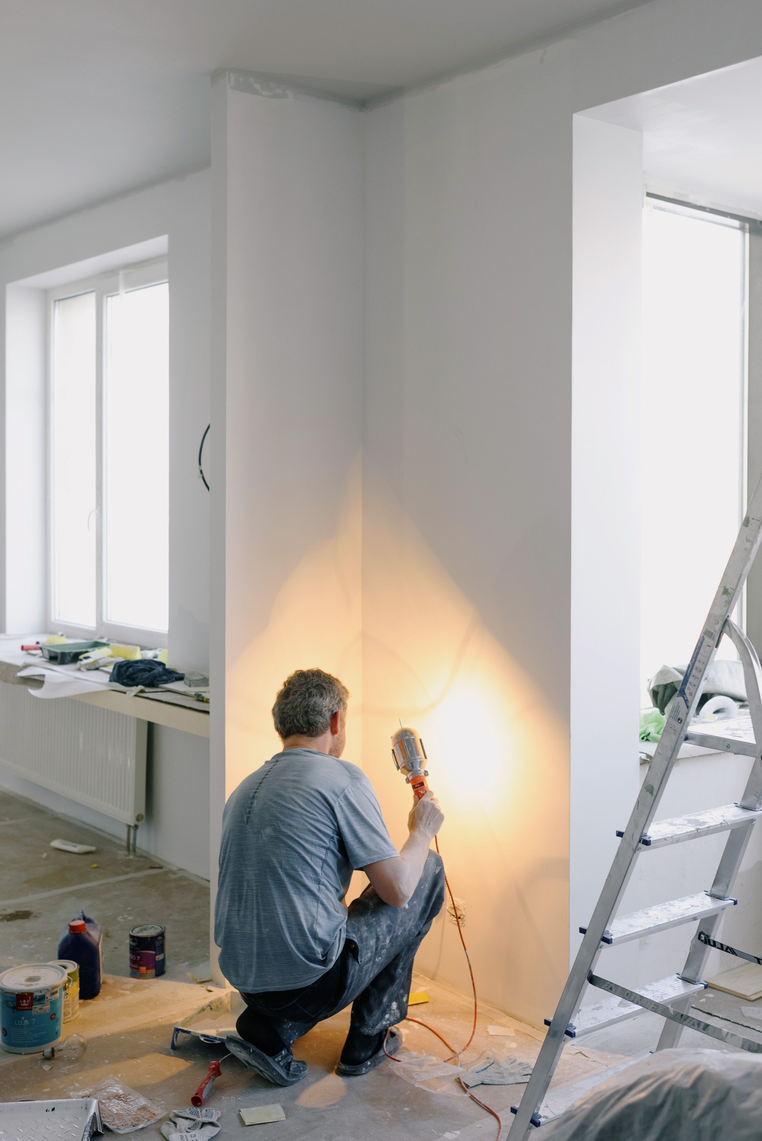 Regular electrical maintenance being performed